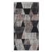 Tapis Petit - Motif géométrique - Gris - 100% polyester - 70 x 180 cm - Intérieur - NAZAR - Photo n°2