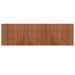 Tapis rectangulaire marron 60x200 cm bambou - Photo n°1