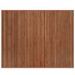 Tapis rectangulaire marron 80x100 cm bambou - Photo n°1