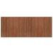 Tapis rectangulaire marron 80x200 cm bambou - Photo n°1