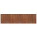 Tapis rectangulaire marron 80x300 cm bambou - Photo n°1