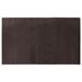 Tapis rectangulaire marron foncé 60x100 cm bambou - Photo n°1