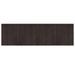 Tapis rectangulaire marron foncé 60x200 cm bambou - Photo n°1
