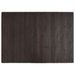 Tapis rectangulaire marron foncé 70x100 cm bambou - Photo n°1