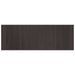 Tapis rectangulaire marron foncé 70x200 cm bambou - Photo n°1