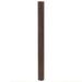 Tapis rectangulaire marron foncé 80x100 cm bambou - Photo n°3