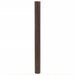 Tapis rectangulaire marron foncé 80x500 cm bambou - Photo n°3