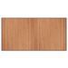 Tapis rectangulaire naturel 100x200 cm bambou - Photo n°1