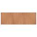 Tapis rectangulaire naturel 100x300 cm bambou - Photo n°1