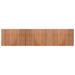 Tapis rectangulaire naturel 70x300 cm bambou - Photo n°1