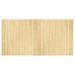 Tapis rectangulaire naturel clair 100x200 cm bambou - Photo n°2