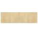 Tapis rectangulaire naturel clair 60x200 cm bambou - Photo n°1