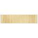 Tapis rectangulaire naturel clair 70x300 cm bambou - Photo n°1