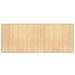 Tapis rectangulaire naturel clair 80x200 cm bambou - Photo n°1