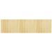 Tapis rectangulaire naturel clair 80x300 cm bambou - Photo n°2