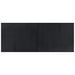 Tapis rectangulaire noir 80x200 cm bambou - Photo n°1