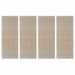 Tapis rectangulaires Bambou naturel 4 pcs 120x180 cm - Photo n°1