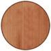 Tapis rond marron 80 cm bambou - Photo n°1