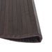 Tapis rond marron foncé 100 cm bambou - Photo n°4