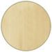 Tapis rond naturel clair 100 cm bambou - Photo n°1