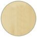 Tapis rond naturel clair 60 cm bambou - Photo n°1
