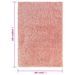 Tapis shaggy à poils hauts Rose 160x230 cm 50 mm - Photo n°6