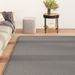 Tapis shaggy à poils longs Gris 200x290 cm - Photo n°1