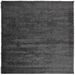 Tapis shaggy à poils longs moderne anthracite 120x120 cm - Photo n°1