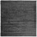 Tapis shaggy à poils longs moderne anthracite 160x160 cm - Photo n°1