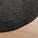 Tapis shaggy à poils longs moderne anthracite Ø 280 cm - Photo n°4