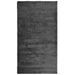 Tapis shaggy à poils longs moderne anthracite 60x110 cm - Photo n°1