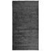 Tapis shaggy à poils longs moderne anthracite 80x150 cm - Photo n°1