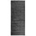 Tapis shaggy à poils longs moderne anthracite 80x200 cm - Photo n°1