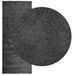 Tapis shaggy à poils longs moderne anthracite 80x200 cm - Photo n°3