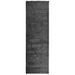 Tapis shaggy à poils longs moderne anthracite 80x250 cm - Photo n°1