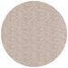 Tapis shaggy à poils longs moderne beige Ø 100 cm - Photo n°1