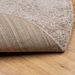 Tapis shaggy à poils longs moderne beige Ø 120 cm - Photo n°5