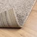 Tapis shaggy à poils longs moderne beige 120x120 cm - Photo n°5