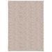 Tapis shaggy à poils longs moderne beige 120x170 cm - Photo n°1