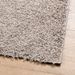 Tapis shaggy à poils longs moderne beige 120x170 cm - Photo n°4