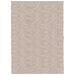 Tapis shaggy à poils longs moderne beige 140x200 cm - Photo n°1