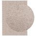 Tapis shaggy à poils longs moderne beige 140x200 cm - Photo n°3