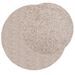 Tapis shaggy à poils longs moderne beige Ø 200 cm - Photo n°3