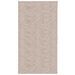 Tapis shaggy à poils longs moderne beige 80x150 cm - Photo n°1