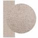 Tapis shaggy à poils longs moderne beige 80x250 cm - Photo n°3