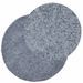 Tapis shaggy à poils longs moderne bleu Ø 120 cm - Photo n°3