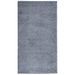 Tapis shaggy à poils longs moderne bleu 60x110 cm - Photo n°1