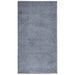 Tapis shaggy à poils longs moderne bleu 80x150 cm - Photo n°1