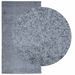 Tapis shaggy à poils longs moderne bleu 80x150 cm - Photo n°3