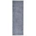 Tapis shaggy à poils longs moderne bleu 80x250 cm - Photo n°1